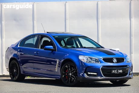 Blue 2016 Holden Commodore Sedan Ss-V Redline