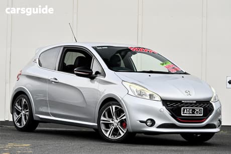 Silver 2014 Peugeot 208 Hatchback Gti