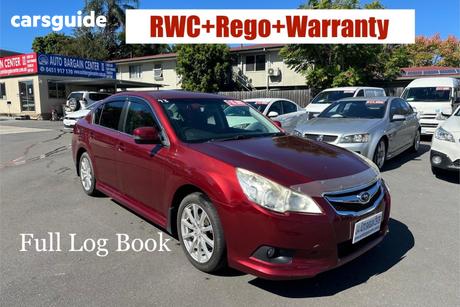 Red 2012 Subaru Liberty Sedan 2.5I Premium