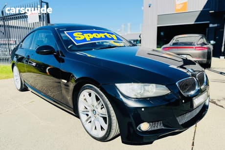 Black 2008 BMW 335I Coupe