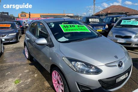 Silver 2010 Mazda 2 Hatchback Neo