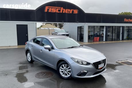 Silver 2014 Mazda 3 Sedan Maxx