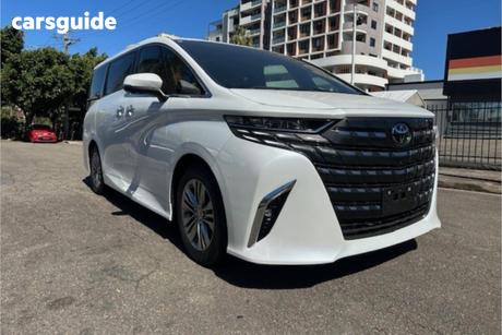 White 2024 Toyota Alphard SUV Z HYBRID