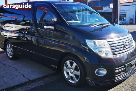 Black 2007 Nissan Elgrand Wagon