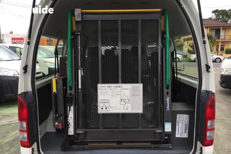 White 2018 Toyota HiAce Bus Commuter