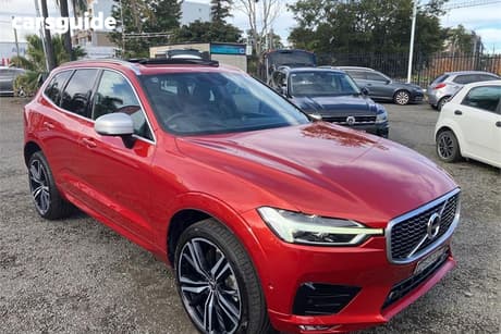 Red 2017 Volvo XC60 Wagon D5 R-Design