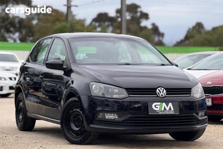 Black 2014 Volkswagen Polo Hatchback 66 Tsi Trendline