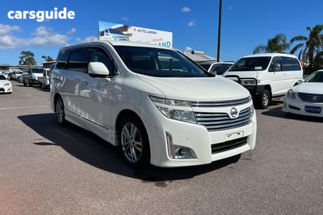 White 2011 Nissan Elgrand SUV LUXURY 7 SEATER HWS PREMIUM