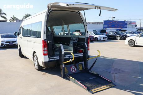 White 2017 Toyota HiAce Bus Commuter