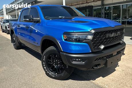 Blue 2025 RAM 1500 Crew Cab Utility Rebel Hurricane