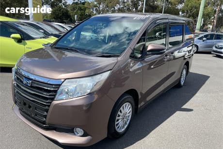 Brown 2014 Toyota Noah SUV HYBRID