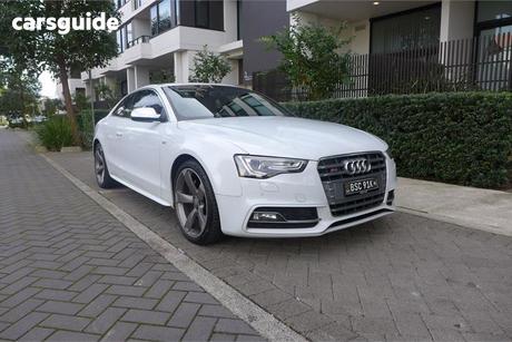 White 2014 Audi S5 Coupe 3.0 Tfsi Quattro
