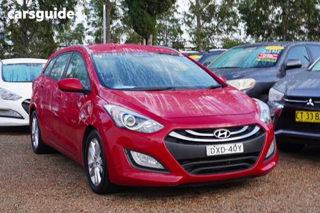 Red 2013 Hyundai I30 Wagon Tourer Active 1.6 Crdi
