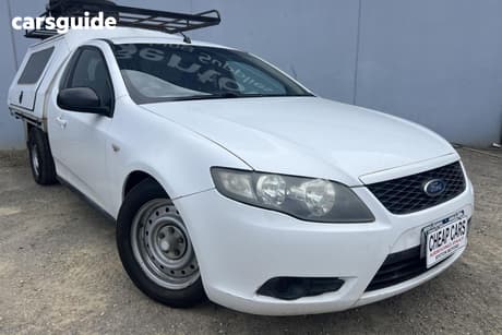 White 2010 Ford Falcon Ute Tray (LPG)