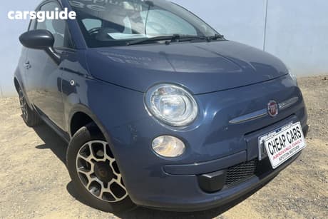 Blue 2013 Fiat 500 Hatchback Pop