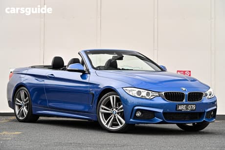 Blue 2016 BMW 430I Convertible M Sport