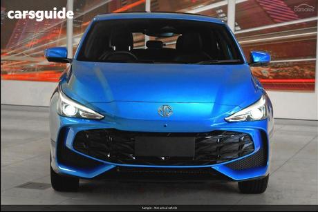 Blue 2025 MG MG3 Hatchback Excite Hybrid+