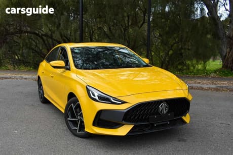 Yellow 2025 MG MG5 Sedan Essence