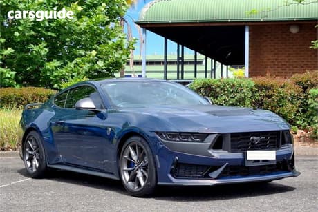 Blue 2024 Ford Mustang Fastback Dark Horse