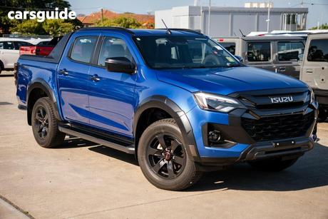 Blue 2025 Isuzu D-MAX Crew Cab Utility X-Terrain (4X4)