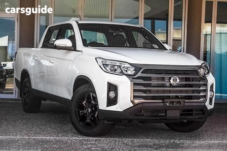 White 2024 Ssangyong Musso Crew Cab Pickup Ultimate