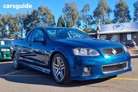 Green 2012 Holden Commodore Utility Sv6 (Lpg)
