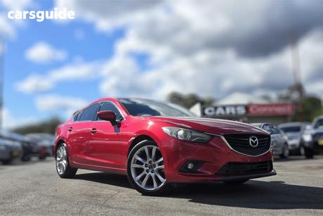 Red 2013 Mazda 6 Sedan Gt