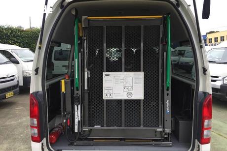 White 2017 Toyota HiAce Bus Commuter