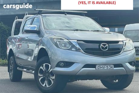 Silver 2016 Mazda BT-50 Dual Cab Utility Xtr (4X2)