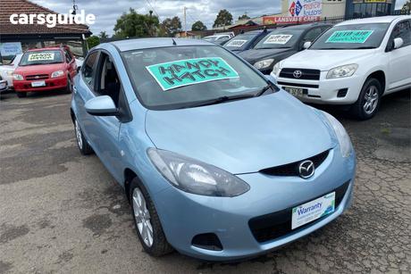 Blue 2007 Mazda 2 Hatchback Maxx