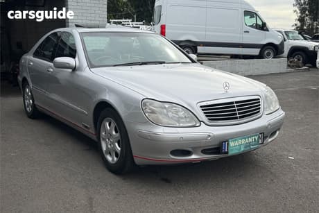 Silver 2002 Mercedes-Benz S320 Sedan