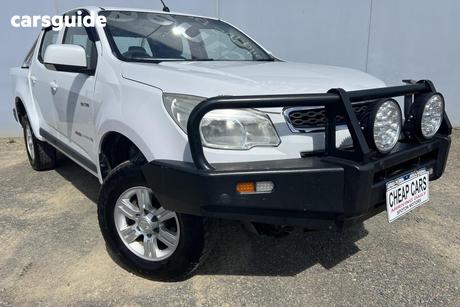 White 2012 Holden Colorado Crew Cab Pickup Lx (4X4)