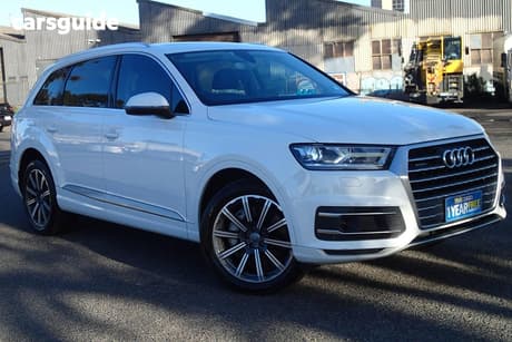 White 2016 Audi Q7 Wagon 3.0 Tdi Quattro