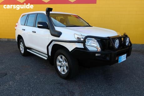 White 2015 Toyota Landcruiser Prado Wagon Gx (4X4)