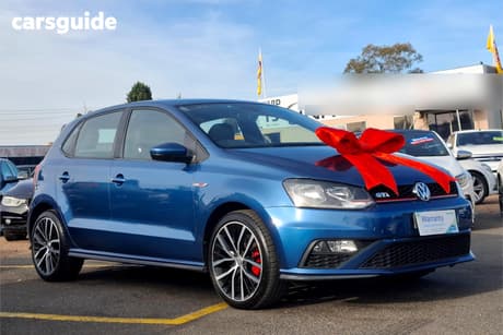 Blue 2017 Volkswagen Polo Hatchback Gti
