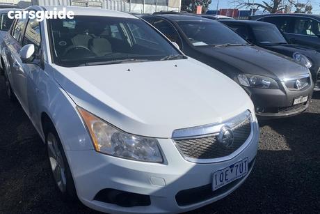 White 2012 Holden Cruze Hatchback Equipe