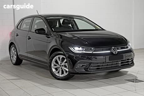 Black 2025 Volkswagen Polo Hatchback Style