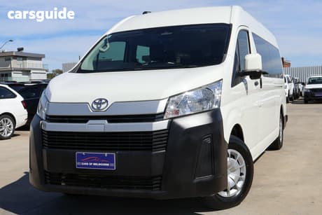 White 2019 Toyota HiAce Bus Commuter (12 Seats)