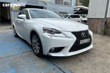 White 2013 Lexus IS250 Sedan Sports Luxury