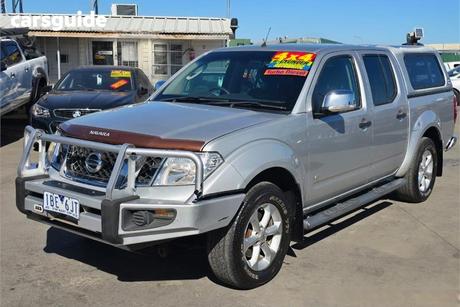 Silver 2014 Nissan Navara Dual Cab Utility St-X 550 (4X4)