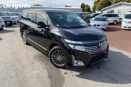 Black 2010 Nissan Elgrand Wagon