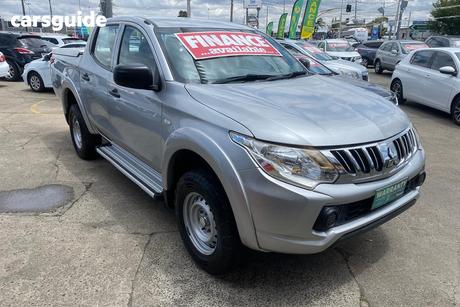 Silver 2015 Mitsubishi Triton Dual Cab Utility Glx