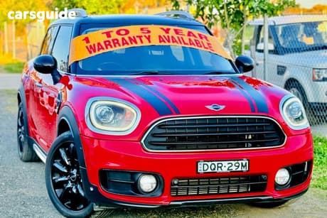 Red 2017 Mini Countryman Wagon Cooper