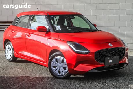 Red 2025 Suzuki Swift Hatchback Hybrid
