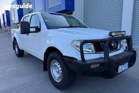 White 2012 Nissan Navara Dual Cab Pick-up Rx (4X4)