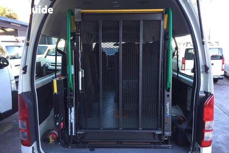 White 2017 Toyota HiAce Bus Commuter