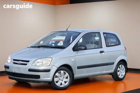 Silver 2003 Hyundai Getz Hatchback Xl