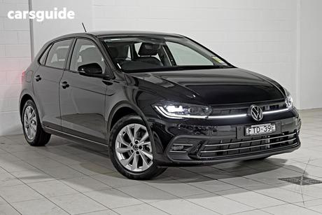 Black 2025 Volkswagen Polo Hatchback Style