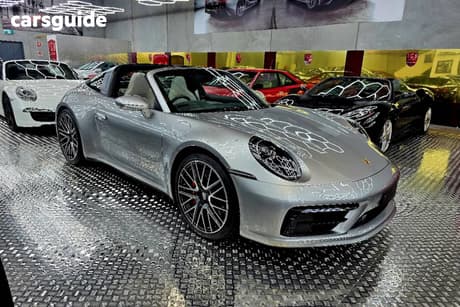 Silver 2022 Porsche 911 Targa Targa 4S