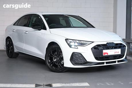 White 2024 Audi A3 Sedan 35 Tfsi S Line (Mhev)